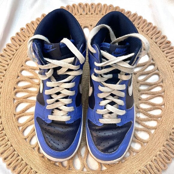 Nike Dunk High Obsidian (GS) Blue Sneakers Size 4Y DB2179-400 - Picture 3 of 12